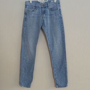 Frame Denim Le Garcon Classic Blue Mitchell Jeans - Size 24